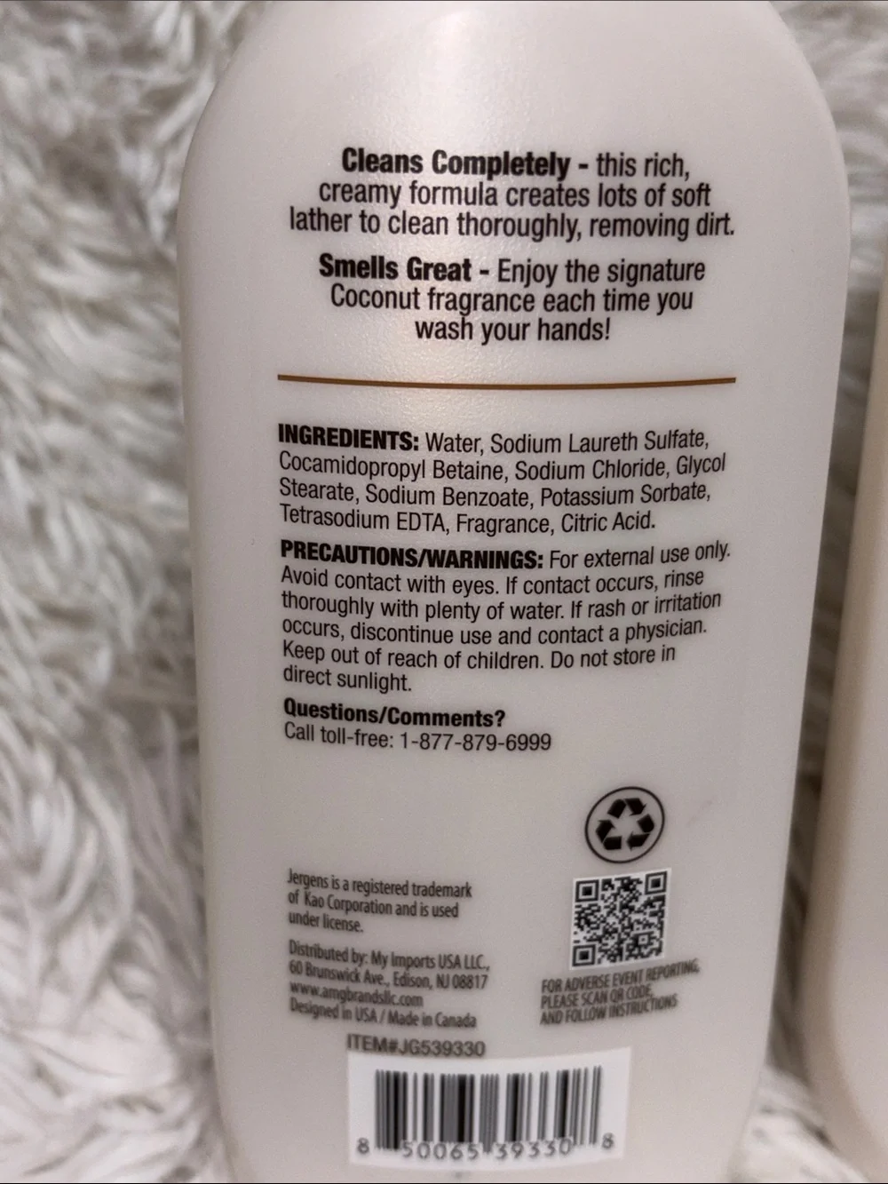 Jergens Moisturizing Hand Wash Hydrating Hand Wash 8.45 fl.oz Each (2pk)
